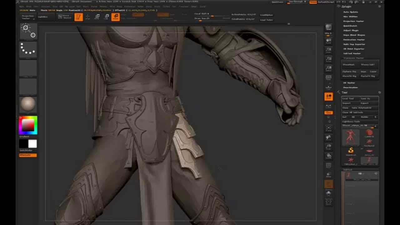 Shiryu Pose - ZBrush Transpose Master