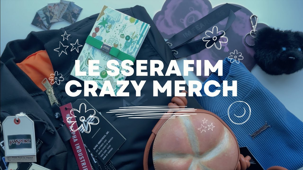 LE SSERAFIM CRAZY Merch Unboxing