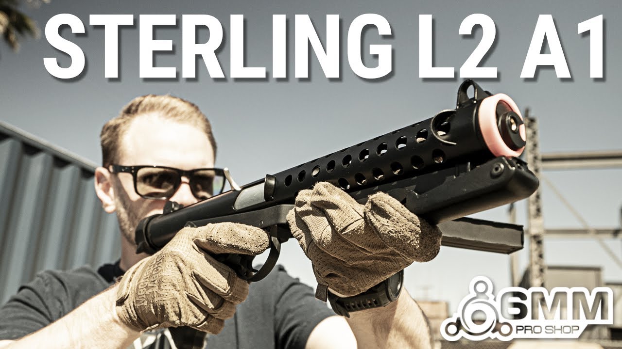 6mmProShop Full Steel WWII Sterling L2A1 Airsoft AEG Submachine Gun