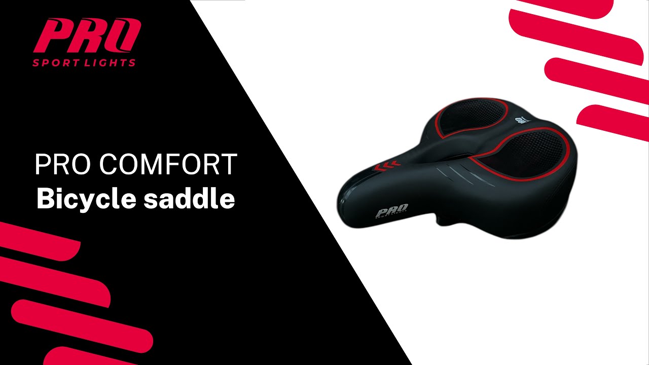 Bicycle Saddle Pro Comfort - Pro Sport Lights