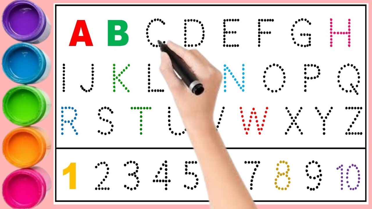 Изучаем алфавит и цифры для детей 🔤🔢 | Изучение алфавита и цифр | Волшебное обучение ABC123