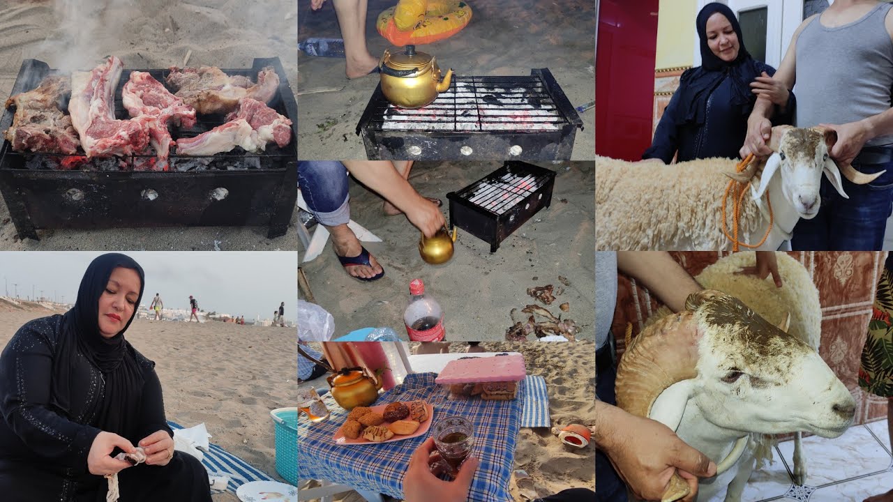 جوزت عيد الأضحي على شط البحر🏖️بالاكو الجارة المنافقة صاحبة زوج وجوه😱نشطني الديواني تهليت فيه👩‍❤️‍💋‍👨