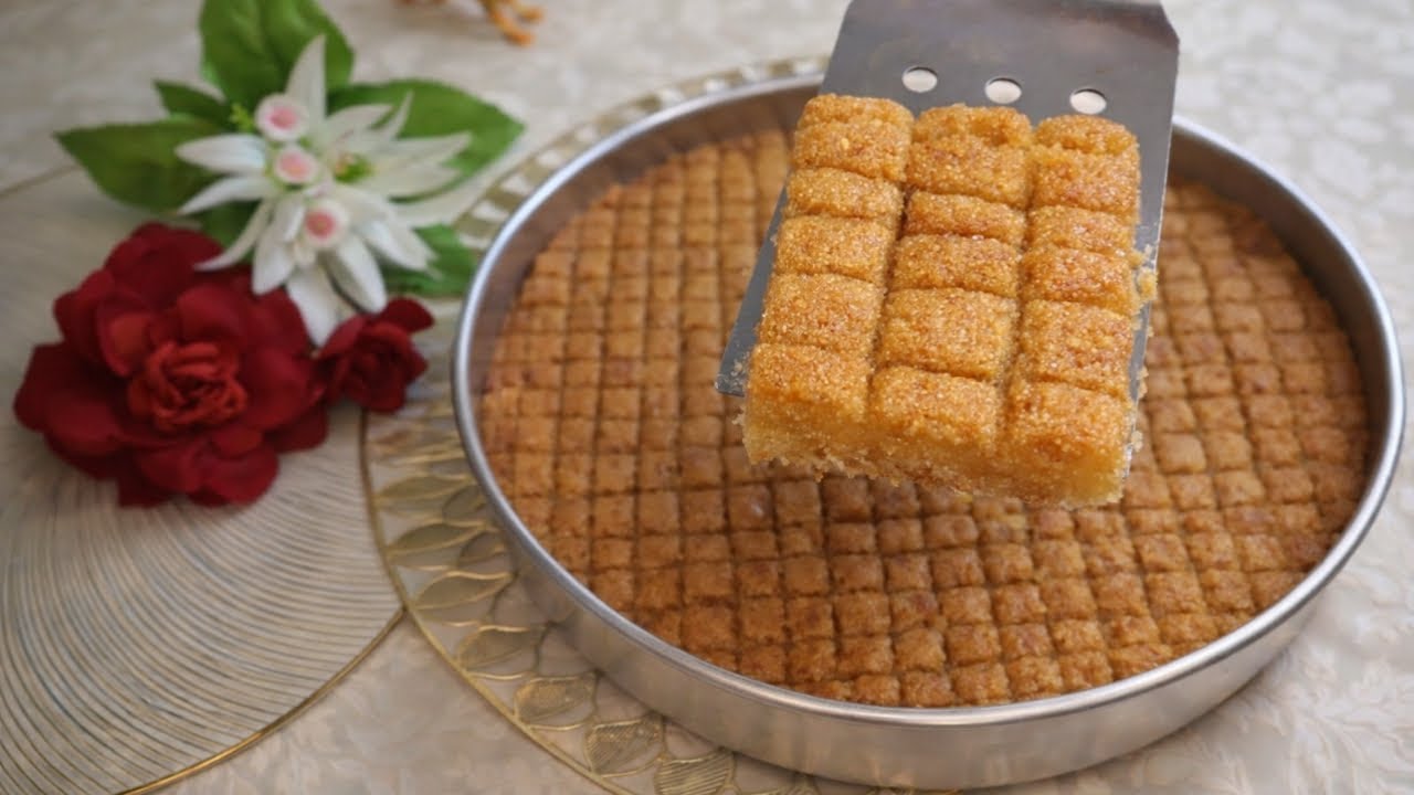 لو عندك نصف كيلو سميد❗هتعملى حلويات سهله وسريعه تنافس الهريسه والبسبوسه 👍👍