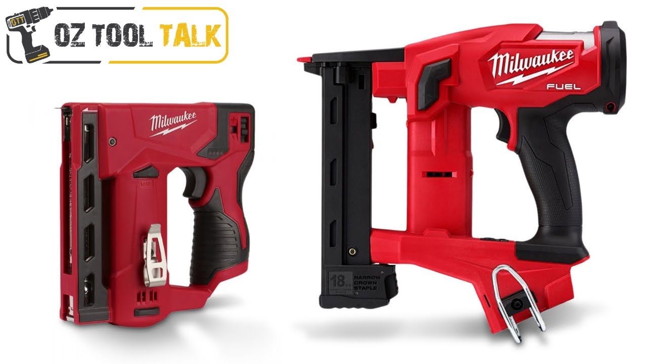 Milwaukee Staplers: M18 FUEL Narrow Crown + M12 T50 [2020]