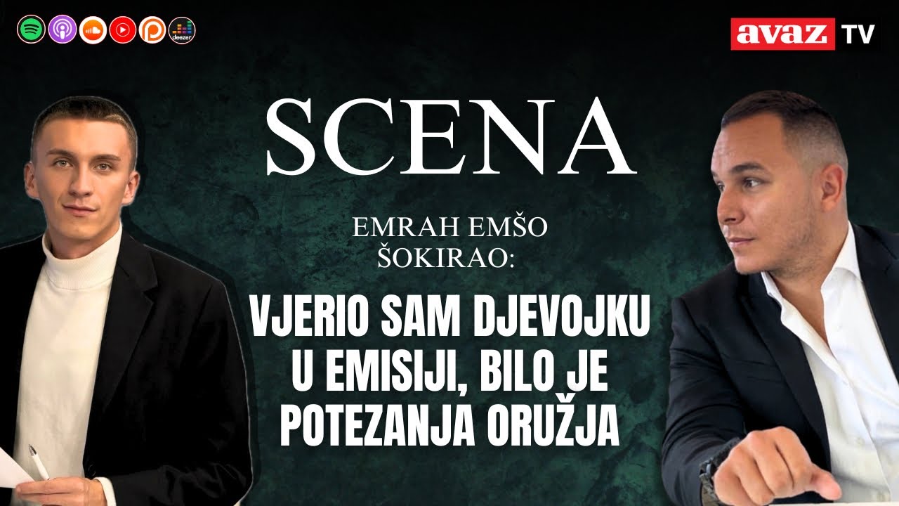 Emrah Emšo šokirao: Vjerio sam djevojku u emisiji, bilo je potezanja oružja
