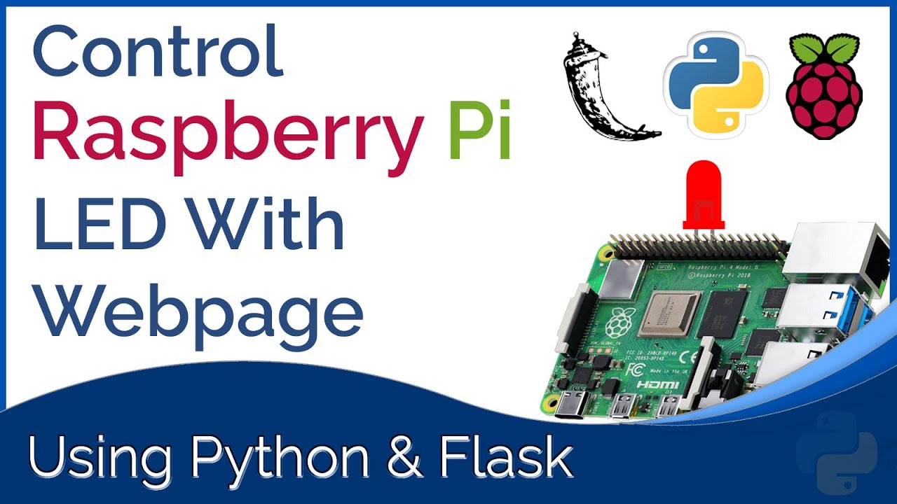 Управление светодиодом Raspberry Pi с помощью веб-страницы: использование Python и Flask.