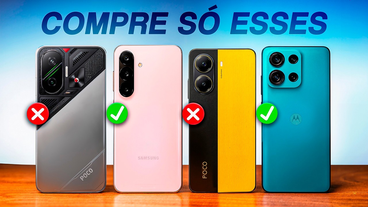 7 CELULARES que ENTREGAM MUITO por POUCO (Lista Atualizada!)