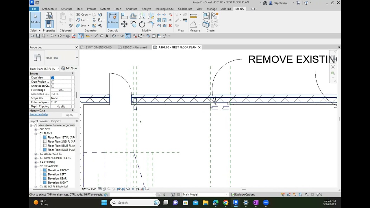 REVIT.  CHANGING 