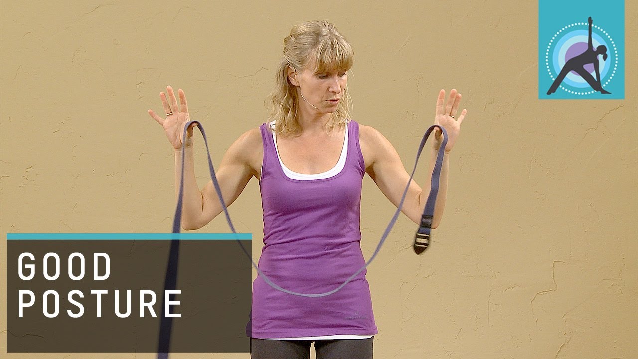Using a Yoga Strap for a Good Posture