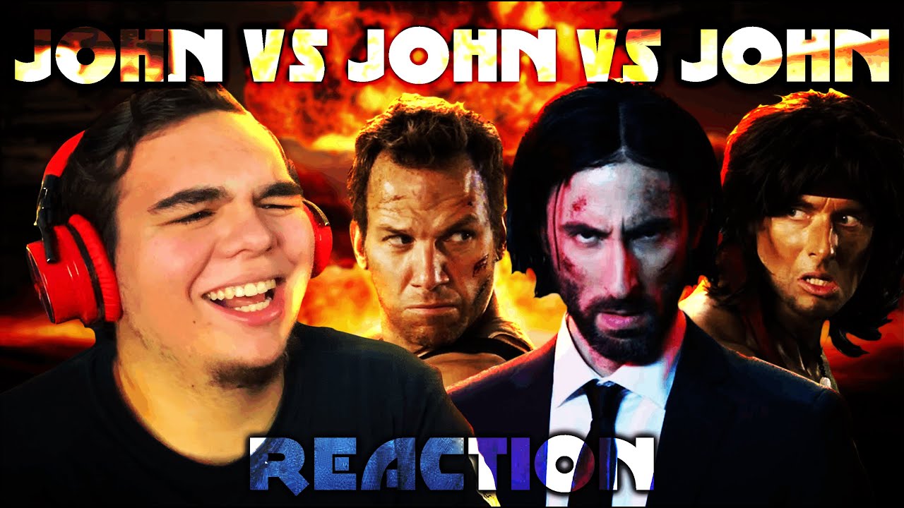 LAST ERB OF 2021!! - John Wick vs John Rambo vs John McClane - Epic Rap Battles of History REACTION