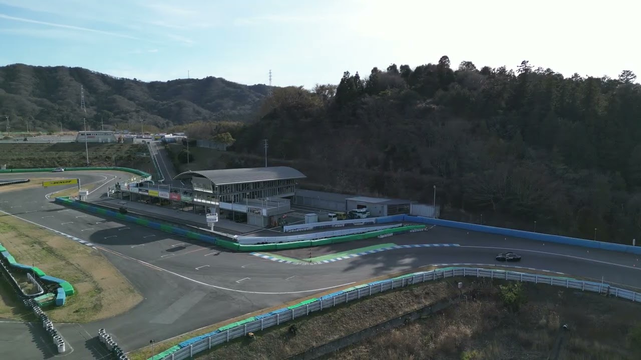 【幸田サーキットyrp桐山 ドローン空撮】 2026年3月14日 Eグループ6本目 走行開始全体からNDERC（音声無し）