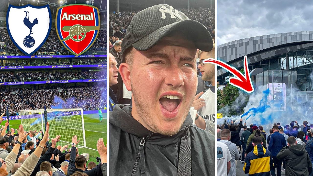 TOTTENHAM HOTSPUR VS ARSENAL | 3-0 | PYROS, POLICE & CHAOS AS SON (손흥민) SINKS THE GUNNERS!!!