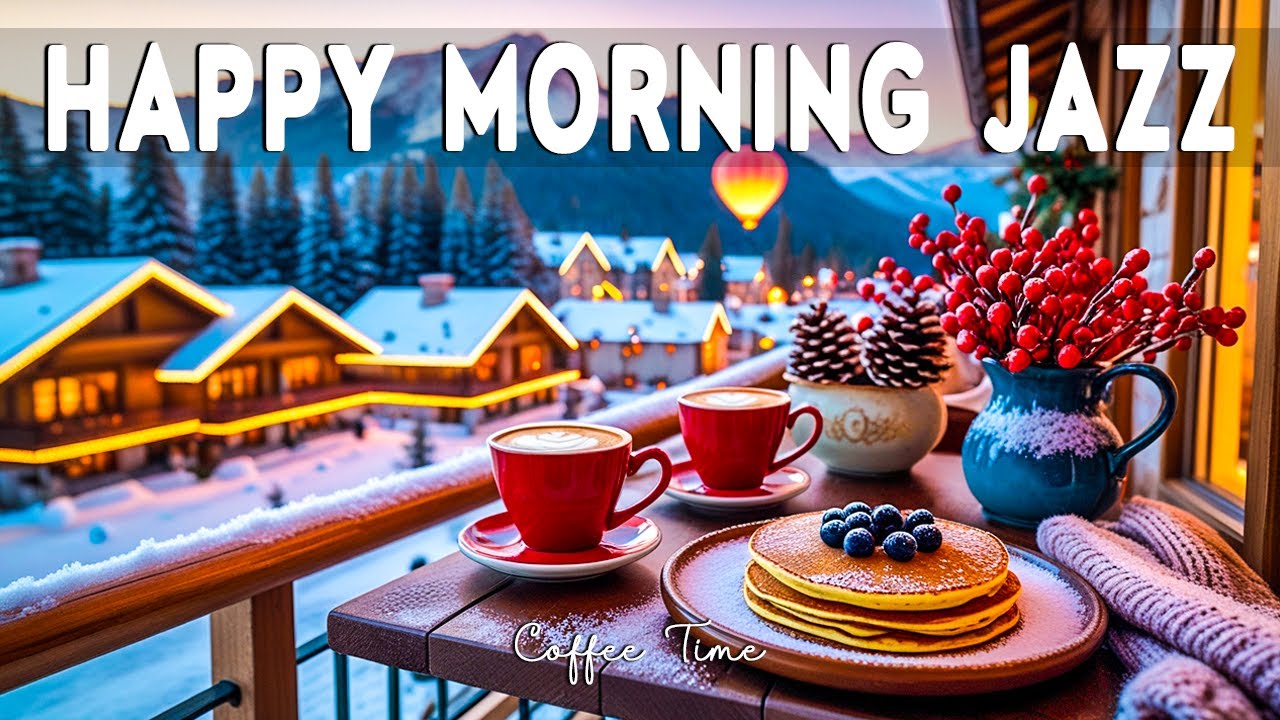 Happy Morning Jazz ❄️☕ Smooth Cafe Jazz & Bossa Nova Piano for Work, Study & Relaxing