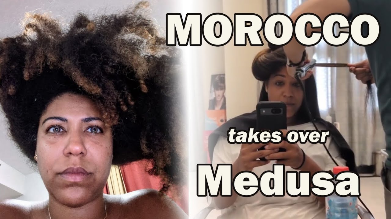 Morocco Took Over Medusa 🇲🇦✨ Full Hammam-to-Hair TRANSFORMATION (You Won’t Believe the Glow!)