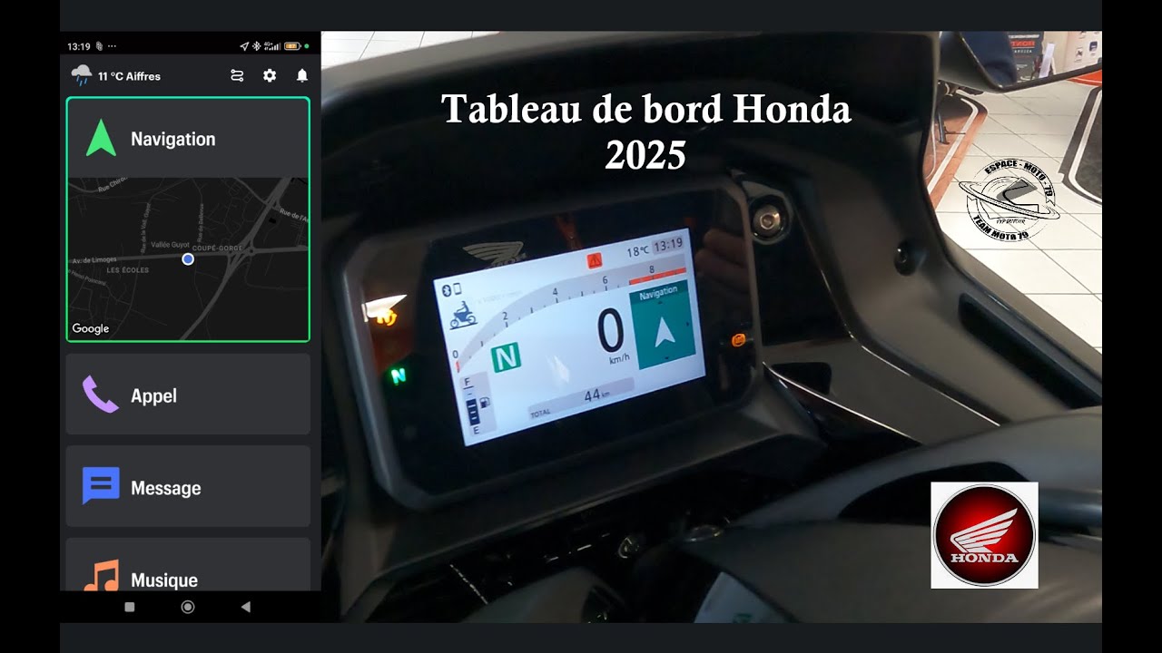 Tableau de bord Honda 2025