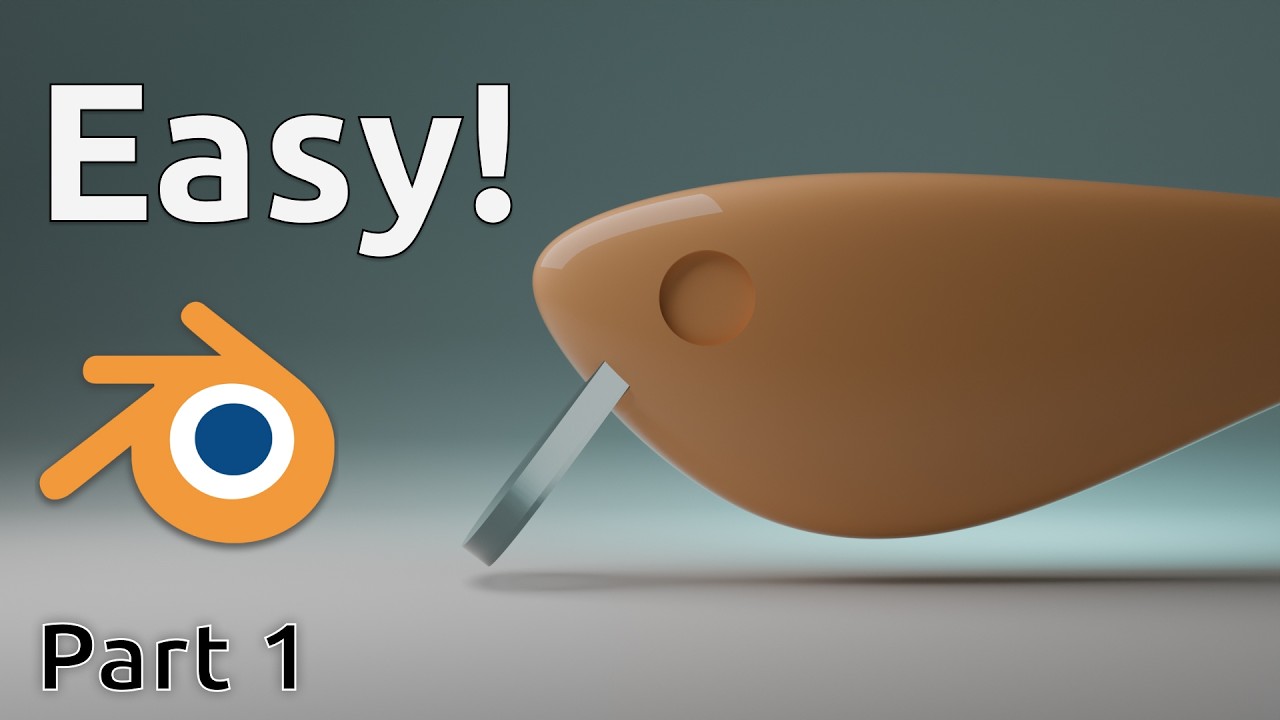 Blender Fishing Lure: Easier Than You Think! (Beginner Tutorial) - Part 1