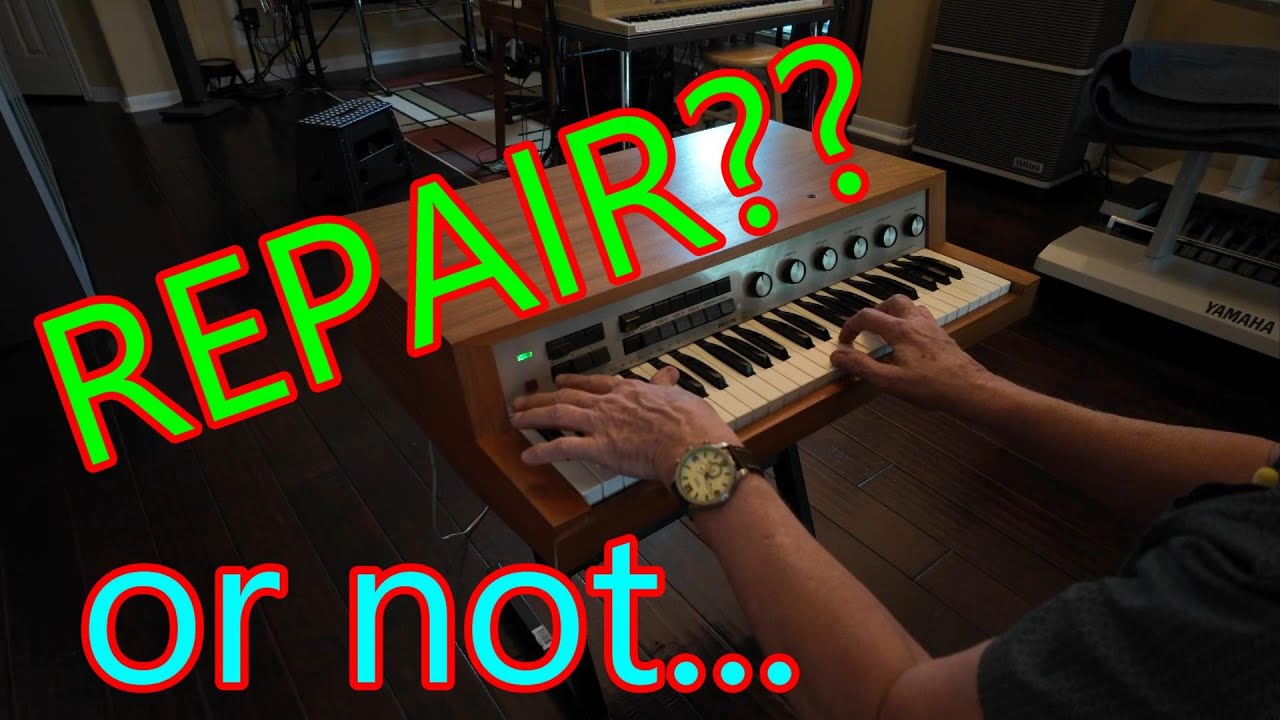 60's Philicorda organ in for repair.