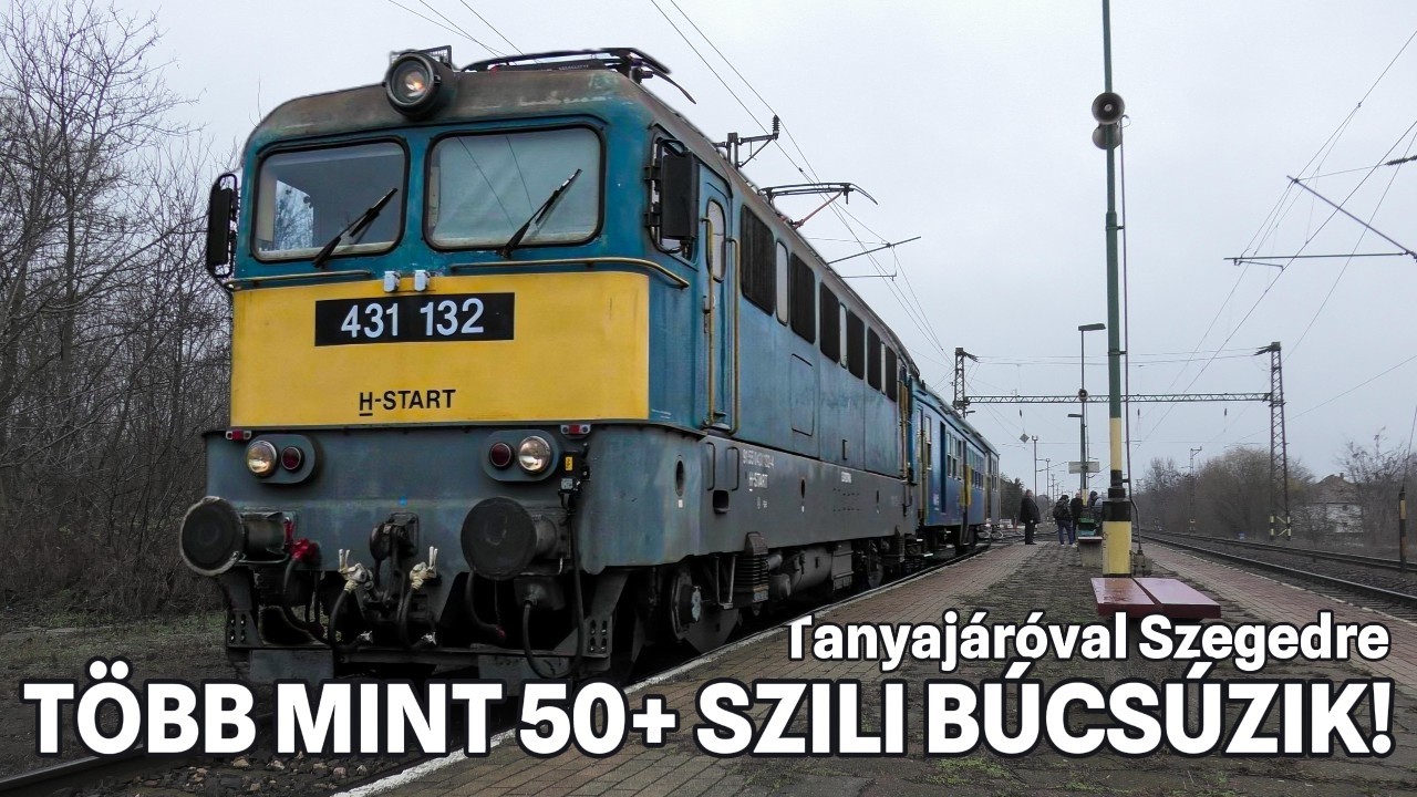2025.12.13. Búcsúzó SZILIK nyomában! Szeged-Kiskunfélegyháza személyvonton a 431 132-es Classiccal