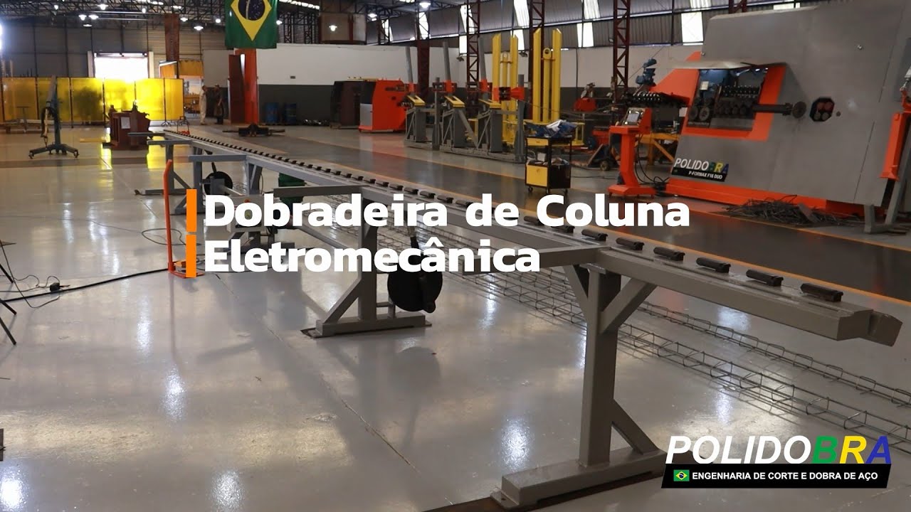 DOBRADEIRA DE COLUNA ELETROMEC&Acirc;NICA 12 Metros | POLIDOBRA