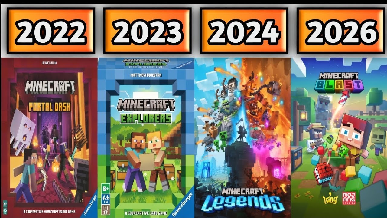 All Minecraft Games (2011-2026)