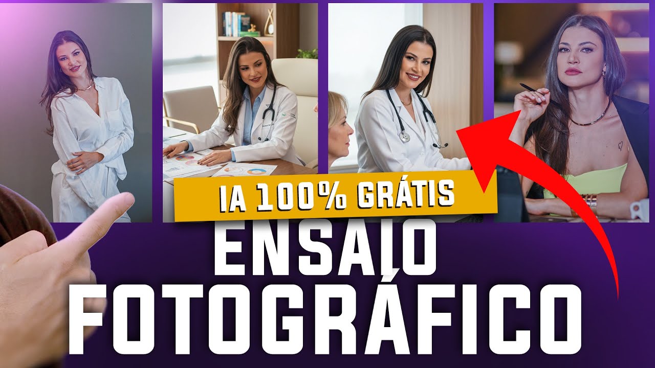 NANO BANANA: Como fazer ENSAIO FOTOGRÁFICO 100% GRÁTIS com Inteligência Artificial - Clones de IA