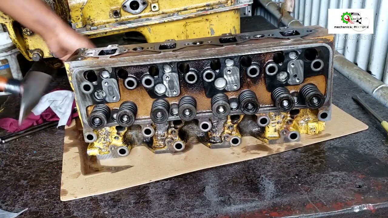4D95L komatsu_Engine assembly part-2