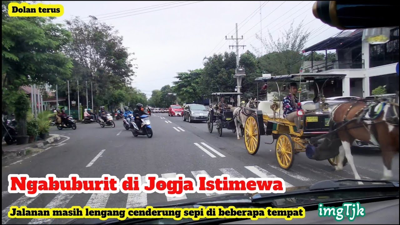 Ngabuburit Di Jogja Istimewa, jalanan masih lengang cenderung sepi dibeberapa tempat #dolanterus 