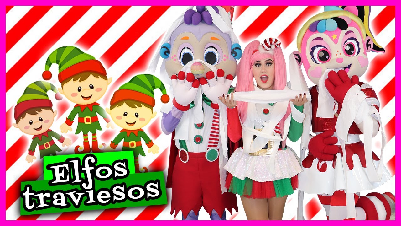 ELFOS TRAVIESOS / LOS DUENDES DE SANTA / SHOW PIEDRA PAPEL O TIJERA / REGALOS DE NAVIDAD / SANTA