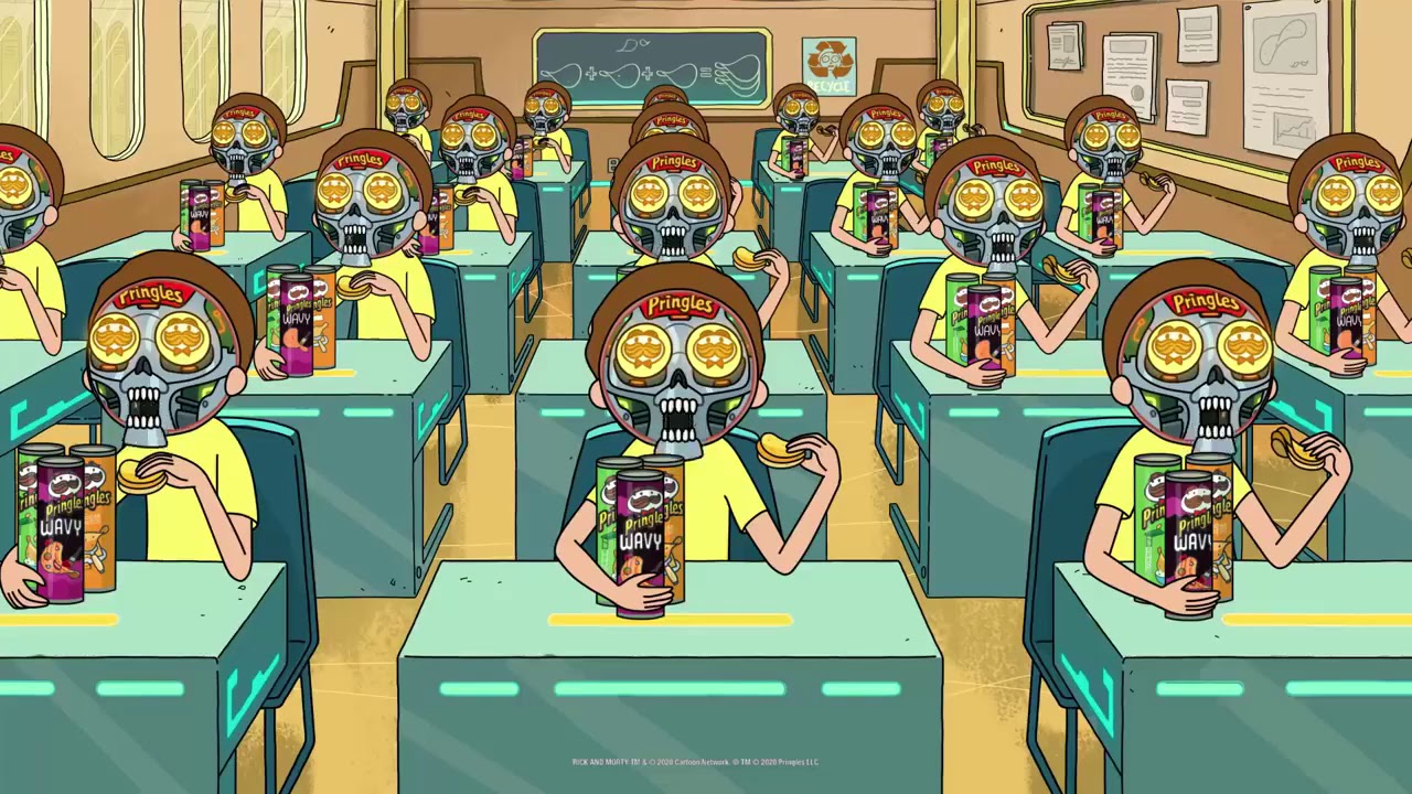 Rick and Morty x Pringles