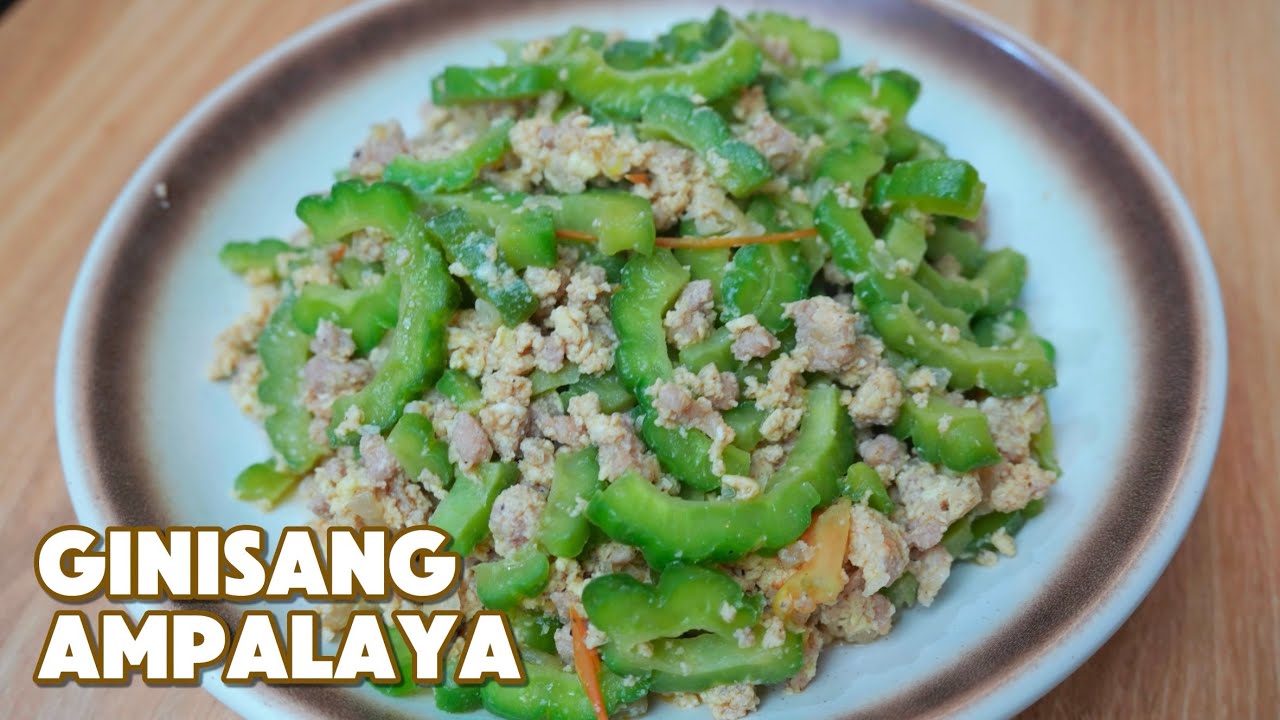 Ginisang Ampalaya wit Giniling