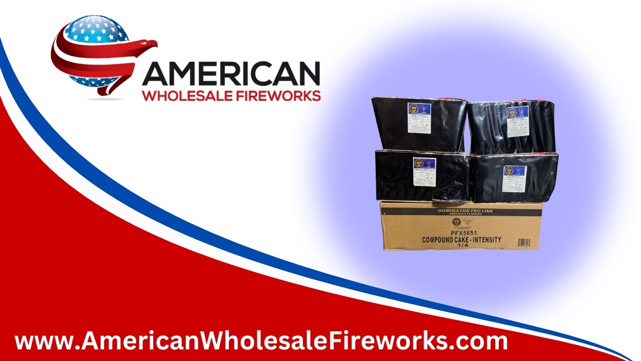 Compound Cake - 197s Intensity - Case of 4  ... Available at American Wholesale Fireworks!