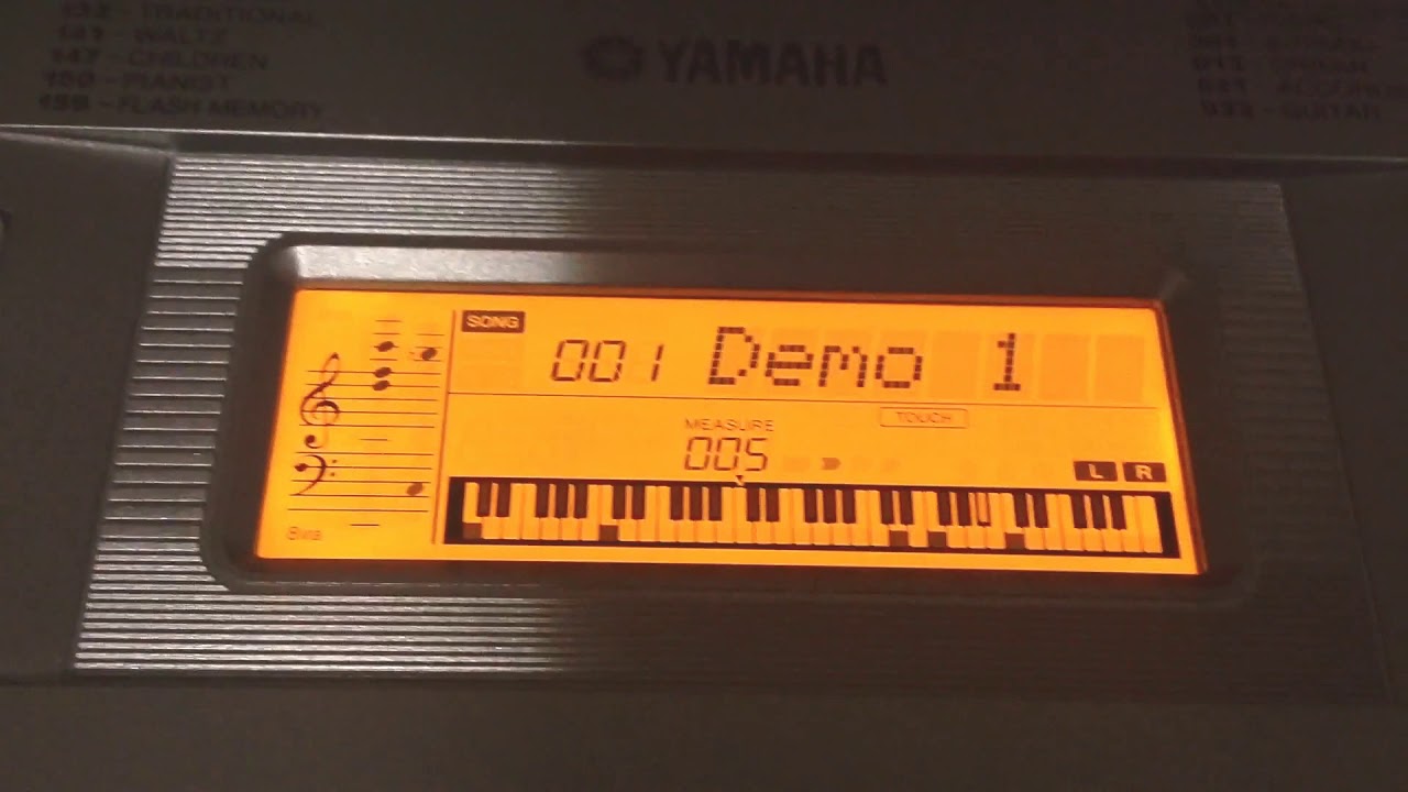Yamaha psr e353 demo 1