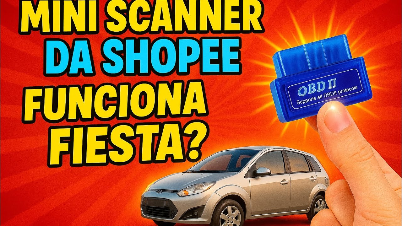 Comprei o Mini Scanner da Shopee: FUNCIONA MESMO no Fiesta?