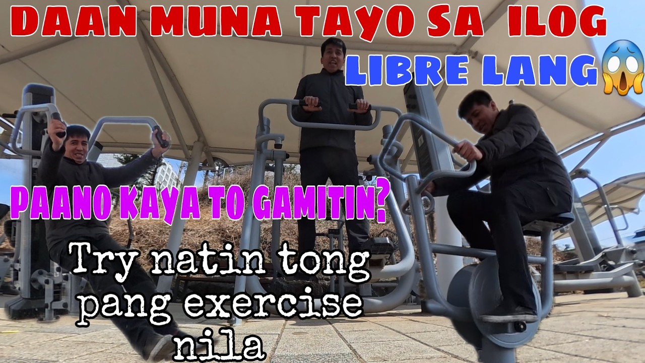Wow ayos libre lang kagamitan pang exercise dito😱Sana all. | Feelingero Channel