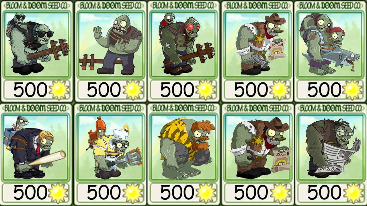 PvZ 2 Tournament Gargantuar- Gargantuar Zombies Vs Gargantuar Zombies - P7 - Who will win?