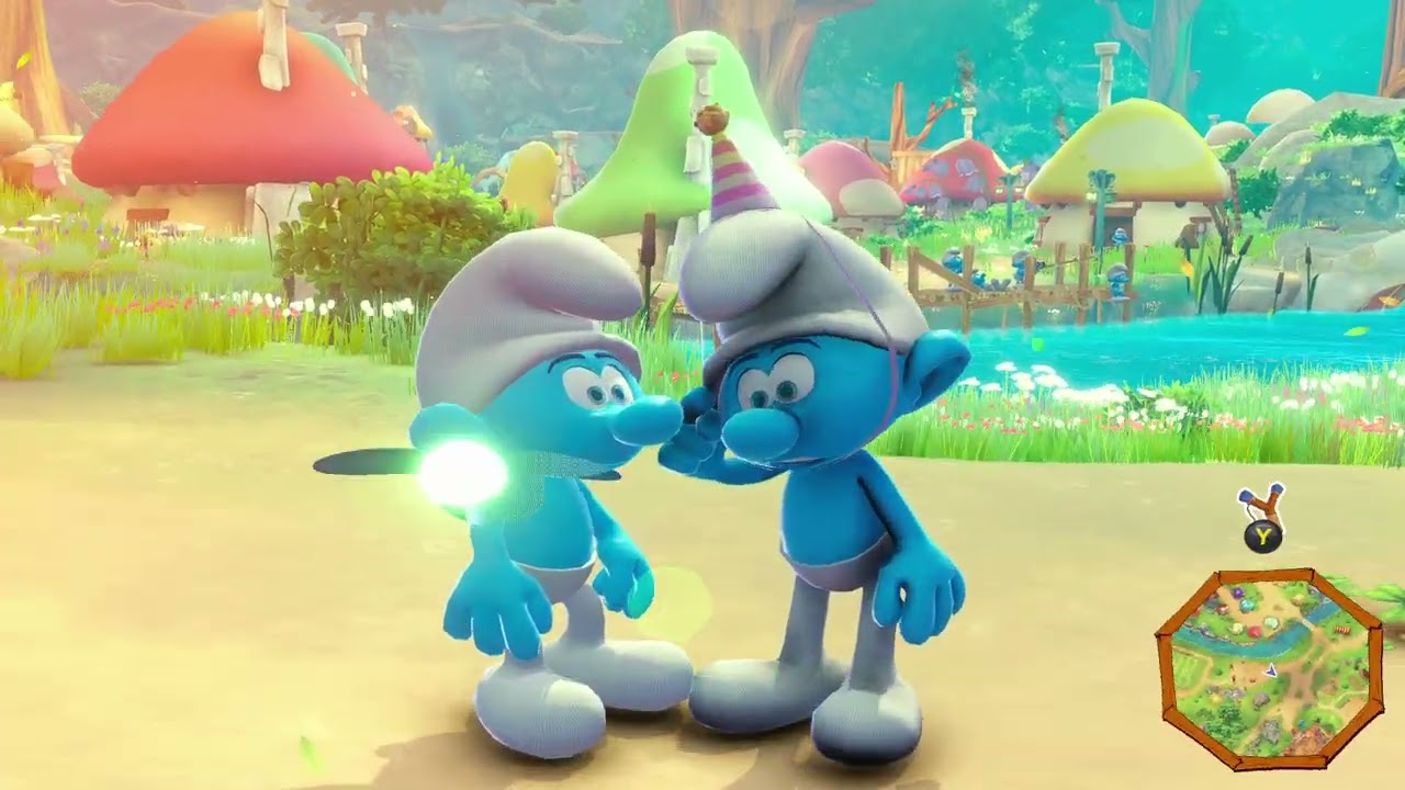 🚨 سنفور جديد يصل للقرية!🌟 بناء البيت ومطاردة سنفور الحرامي في مغامرة ممتعة 💙🔥The Smurfs