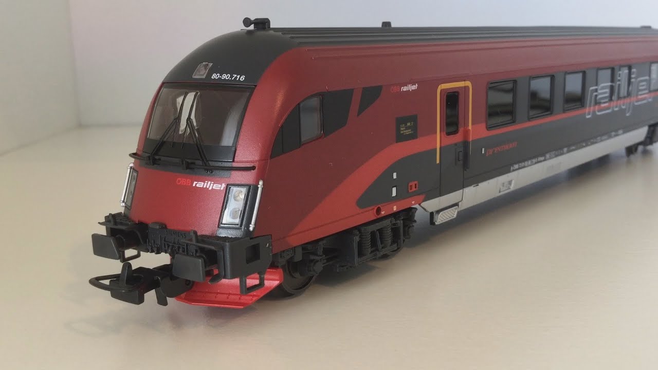PIKO Modelleisenbahn: ÖBB Railjet Steuerwagen im Test