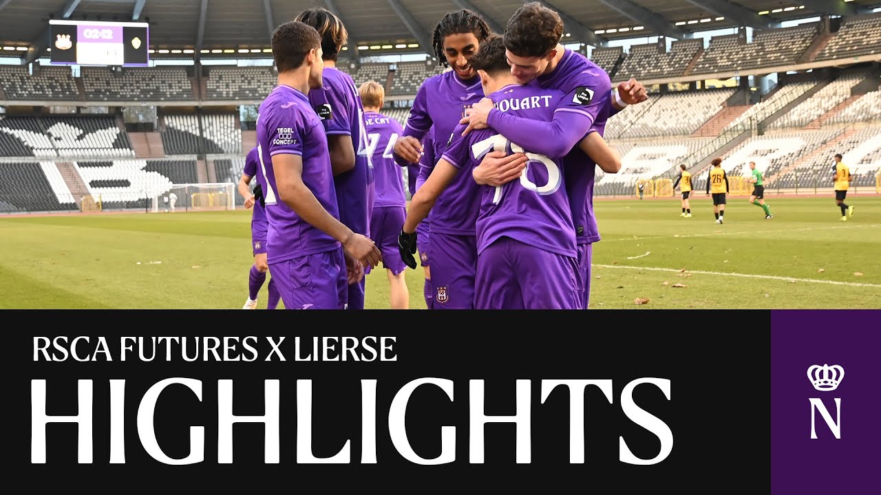 HIGHLIGHTS U23: RSCA Futures -  Lierse | 2024-2025