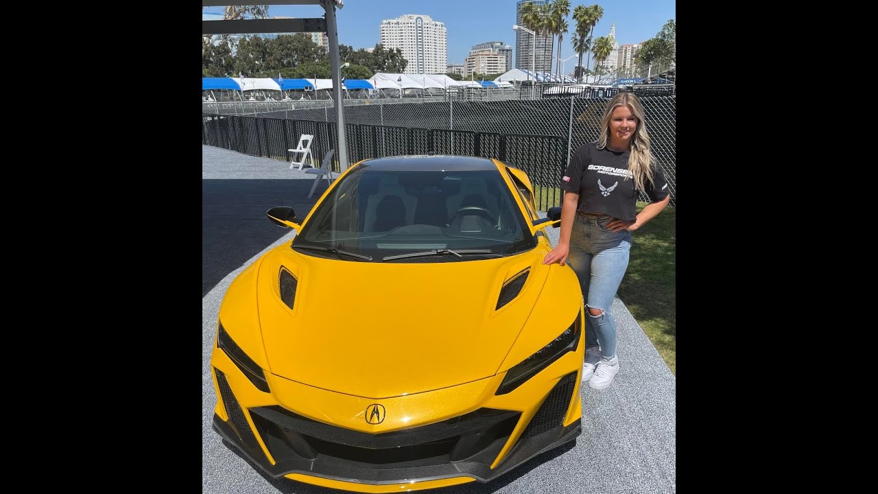 Amanda Sorensen Drifts Across Long Beach Grand Prix