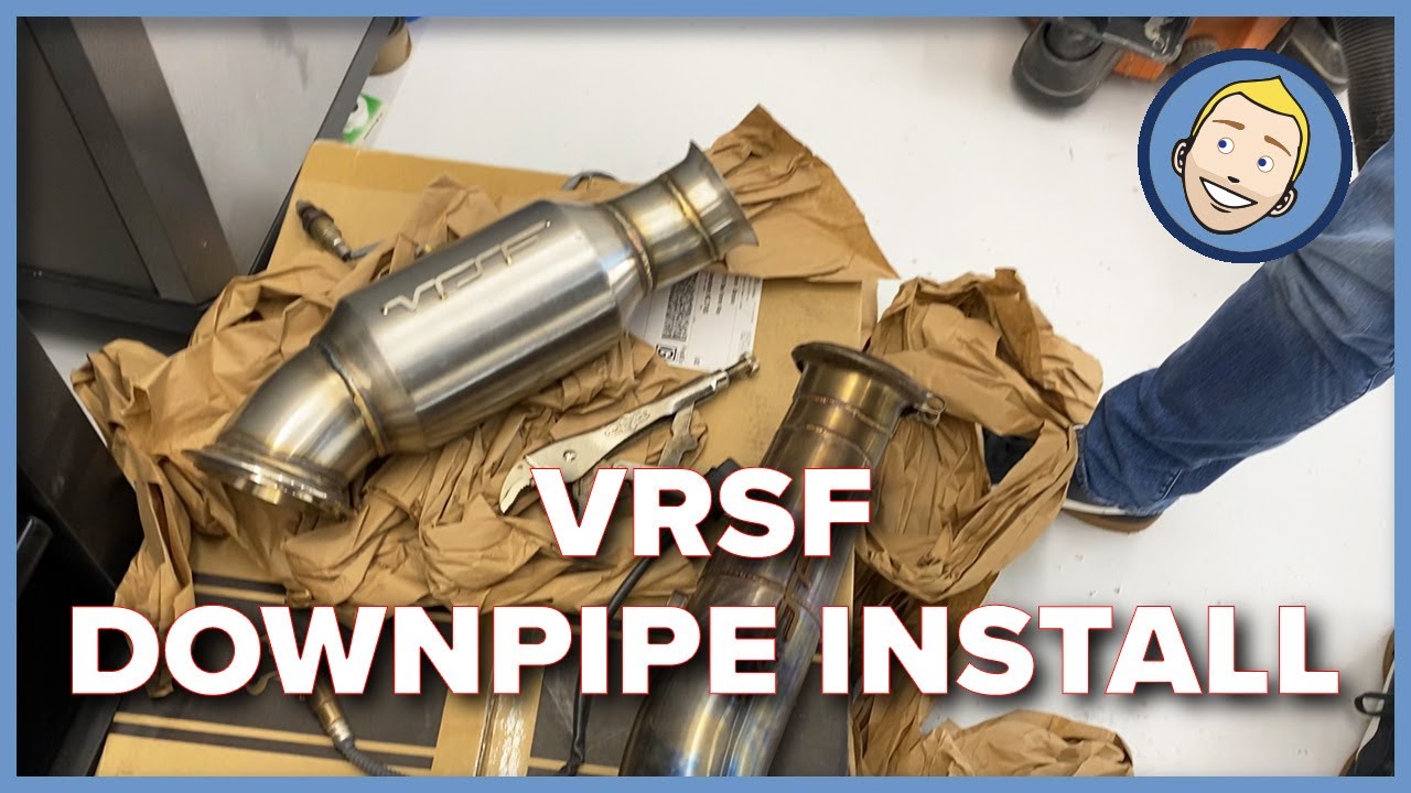 VSRF DOWNPIPE INSTALL on a BMW 435