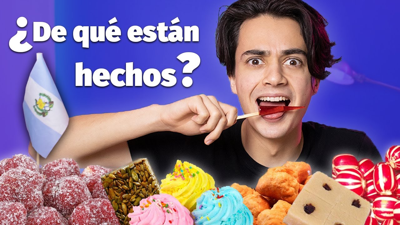 Probando DULCES TÍPICOS de GUATEMALA!