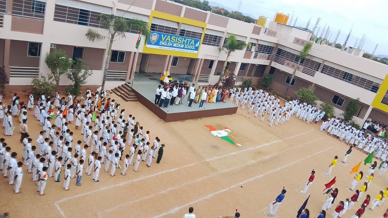 Republic Day Celebrations in Vasishta EM School -2026