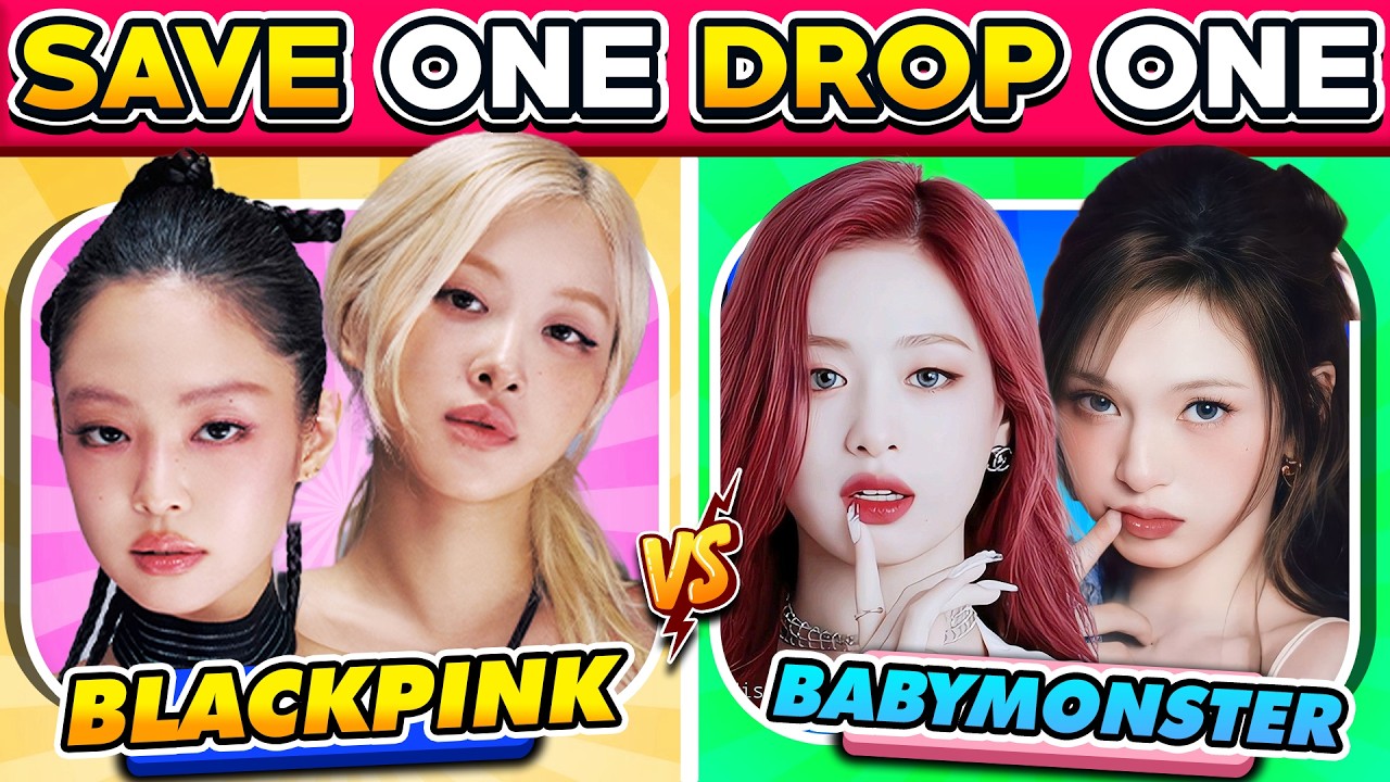Save One: BLACKPINK Song vs Cover 🎤 + BABYMONSTER Song vs Cover 🔥