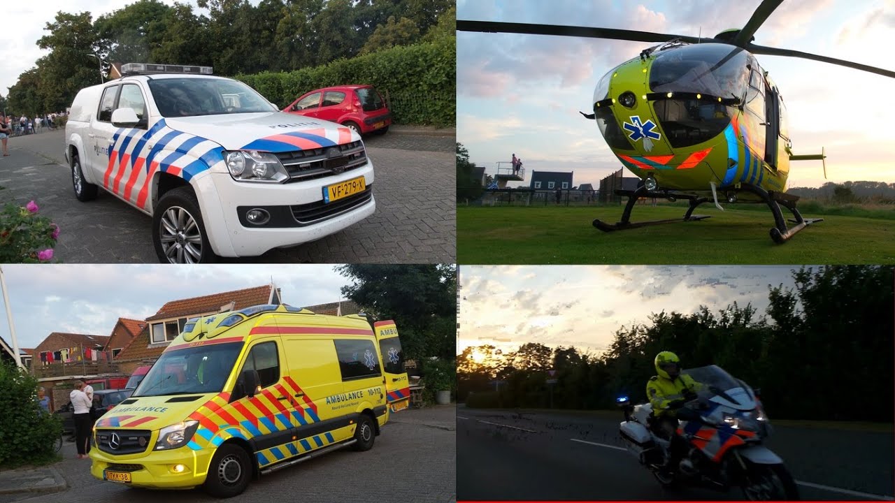 [MMT INZET] 2X POLITIE EN AMBULANCE MET SPOED OP TEXEL