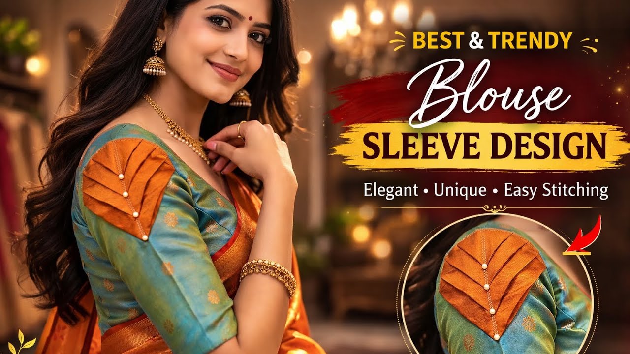 Must Try Easy Blouse Sleeve Design | Trending Now