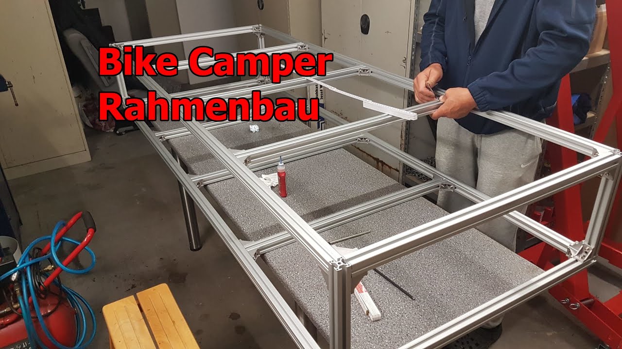 Ich baue einen Bike Camper | Grundrahmen | Fahrradwohnwagen