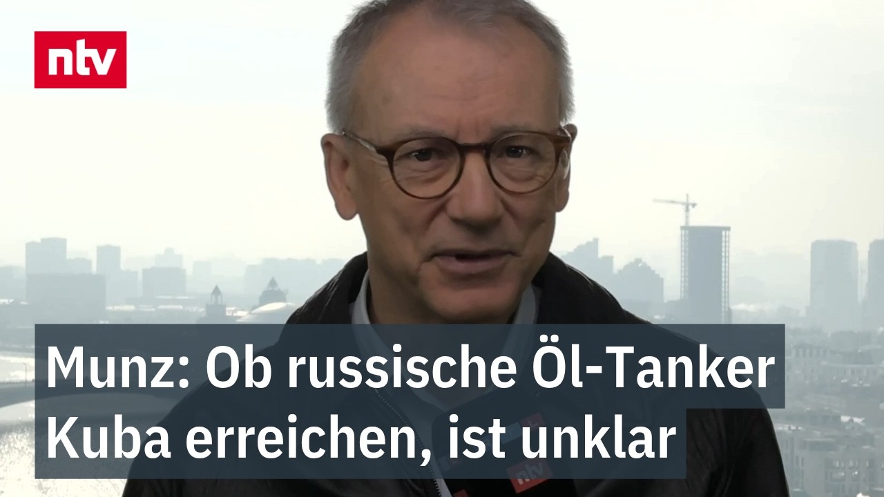 Munz: Ob russische Öl-Tanker Kuba erreichen, ist unklar - USA blockieren Lieferungen