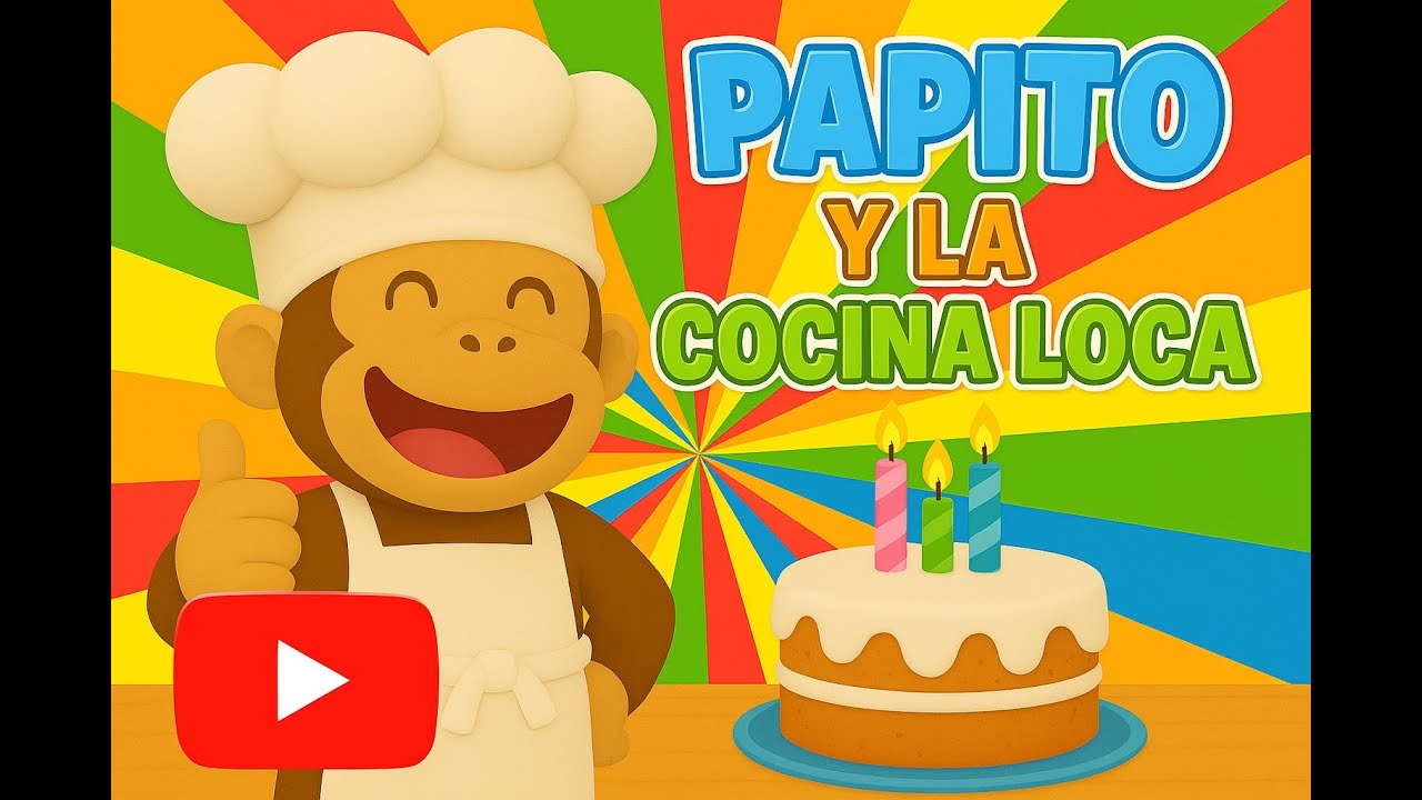 Papito Monkey en la Cocina Loca 🍰😂 | Aventuras Divertidas y Educativas para Ni&ntilde;os