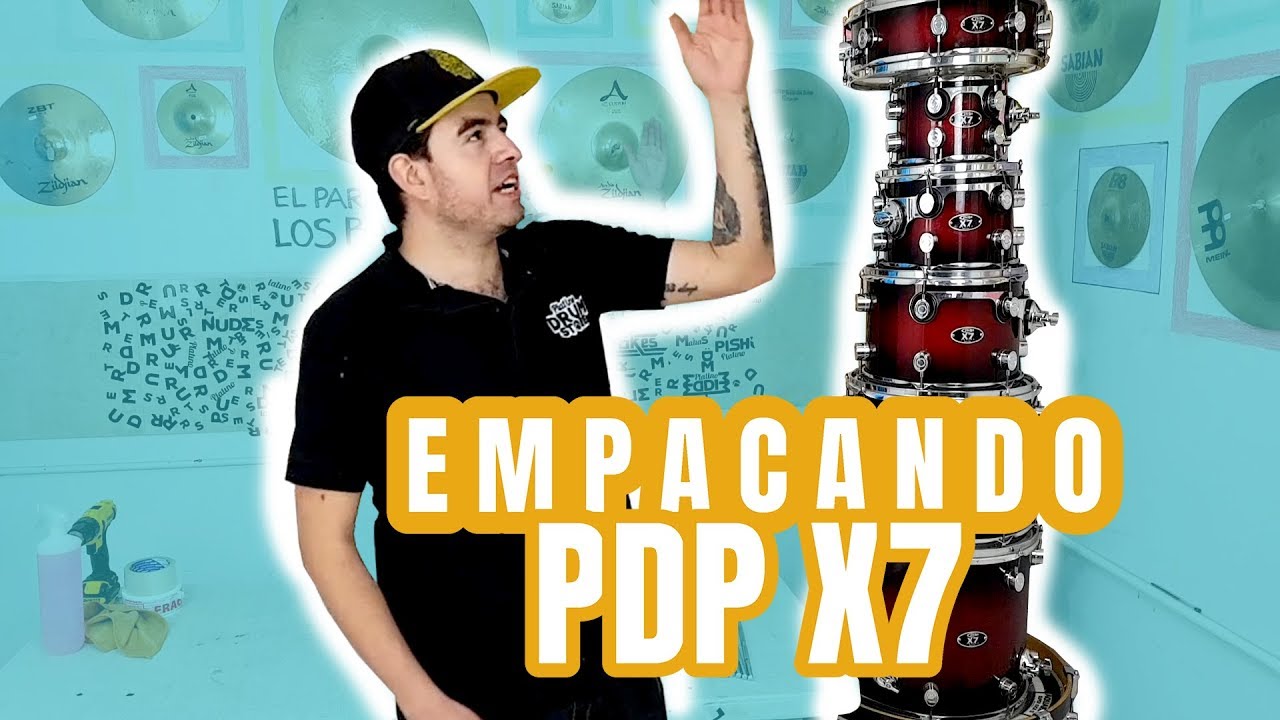 Cómo empacar una batería/Shellpack PDP X7