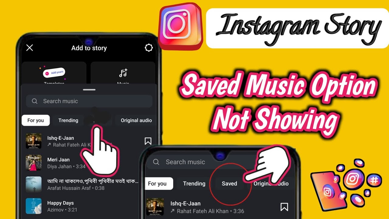 How to Fix Instagram Story Saved Audio Music Option Not Showing 2025| Saved Audio Missing On Insta